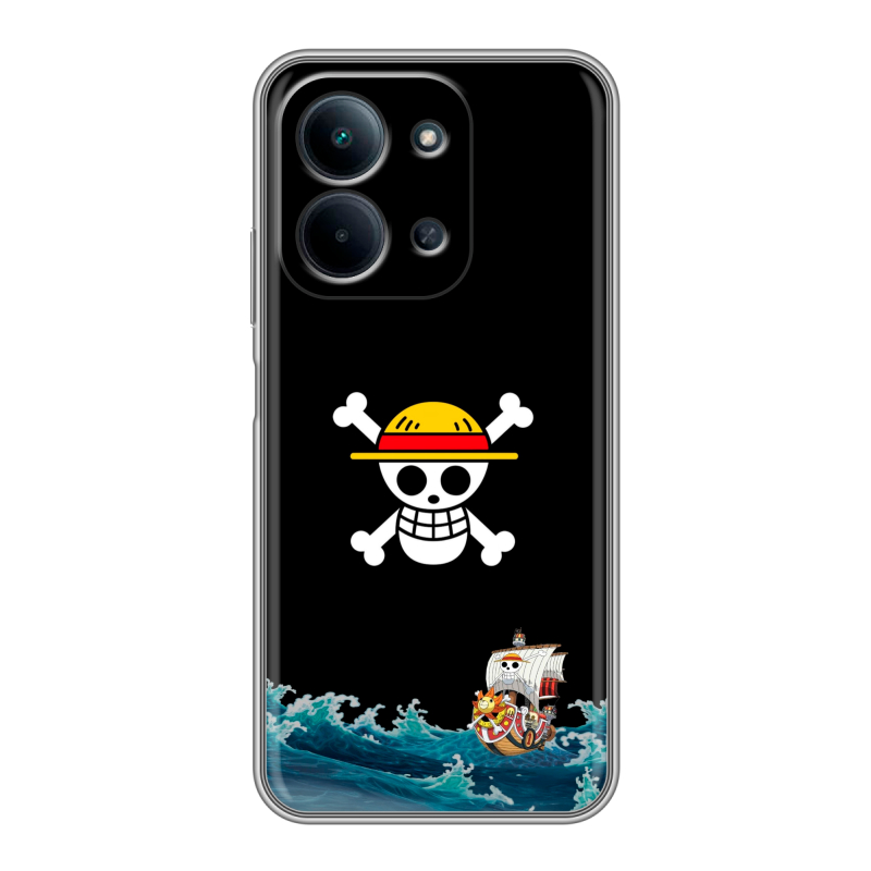 Силиконовый чехол на Redmi 15C с принтом One Piece Ван Пис Силиконовый чехол на Redmi 15C с принтом One Piece Ван Пис