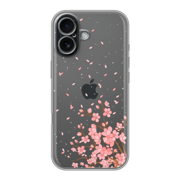 Силиконовый чехол на Iphone 17 с принтом Ветка сакуры