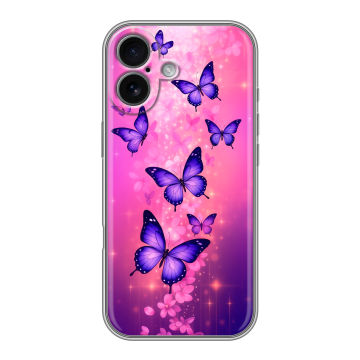 Силиконовый чехол на Iphone 17 с принтом Бабочки