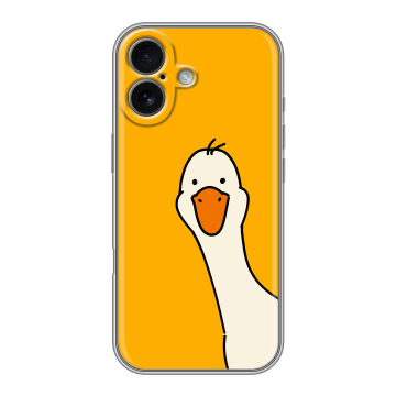 Силиконовый чехол на Iphone 17 с принтом Утка