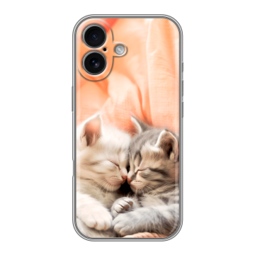 Силиконовый чехол на Iphone 17 с принтом Котята