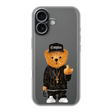Силиконовый чехол на Iphone 17 с принтом Мишка