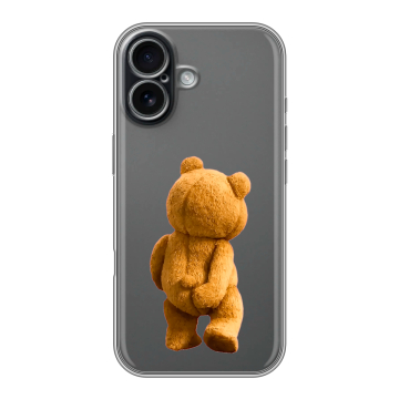 Силиконовый чехол на Iphone 17 с принтом Медведь Силиконовый чехол на Iphone 17 с принтом Медведь