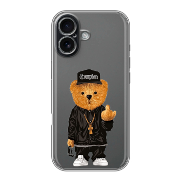 Силиконовый чехол на Iphone 17 с принтом Плюшевый медведь Силиконовый чехол на Iphone 17 с принтом Плюшевый медведь