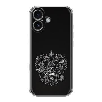 Силиконовый чехол на Iphone 17 с принтом Герб России Силиконовый чехол на Iphone 17 с принтом Герб России