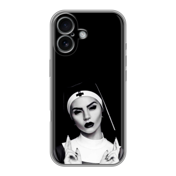 Силиконовый чехол на Iphone 17 с принтом монашка Силиконовый чехол на Iphone 17 с принтом монашка