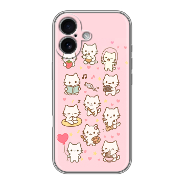 Силиконовый чехол на Iphone 17 с принтом Hello Kitty Хелоу Кити Силиконовый чехол на Iphone 17 с принтом Hello Kitty Хелоу Кити