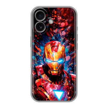 Силиконовый чехол на Iphone 17 с принтом Железный человек Ironman Силиконовый чехол на Iphone 17 с принтом Железный человек Ironman