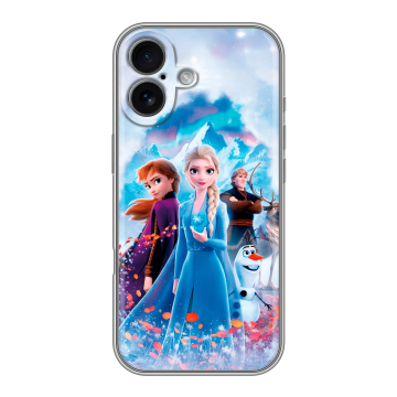 Силиконовый чехол на Iphone 17 с принтом Холодное сердце Frozen Силиконовый чехол на Iphone 17 с принтом Холодное сердце Frozen