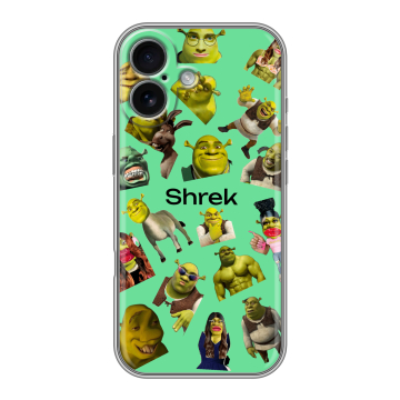 Силиконовый чехол на Iphone 17 с принтом Шрек Shrek Силиконовый чехол на Iphone 17 с принтом Шрек Shrek