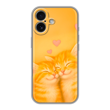Силиконовый чехол на Iphone 17 с принтом Милые котята Силиконовый чехол на Iphone 17 с принтом Милые котята