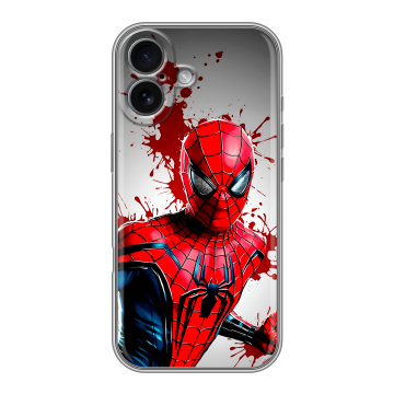 Силиконовый чехол на Iphone 17 с принтом Spiderman Человек паук Силиконовый чехол на Iphone 17 с принтом Spiderman Человек паук