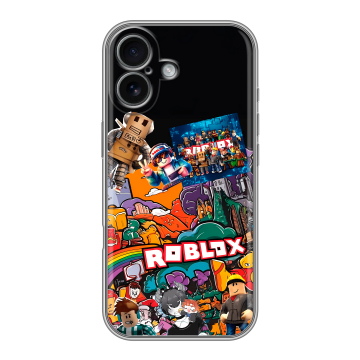 Силиконовый чехол на Iphone 17 с принтом Roblox Роблокс Силиконовый чехол на Iphone 17 с принтом Roblox Роблокс
