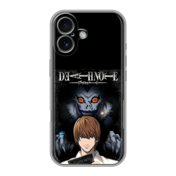 Силиконовый чехол на Iphone 17 с принтом Death note Тетрадь смерти