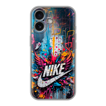 Силиконовый чехол на Iphone 17 с принтом Nike Найк Силиконовый чехол на Iphone 17 с принтом Nike Найк