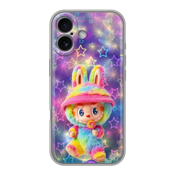 Силиконовый чехол на Iphone 17 с принтом Labubu Лабубу Силиконовый чехол на Iphone 17 с принтом Labubu Лабубу