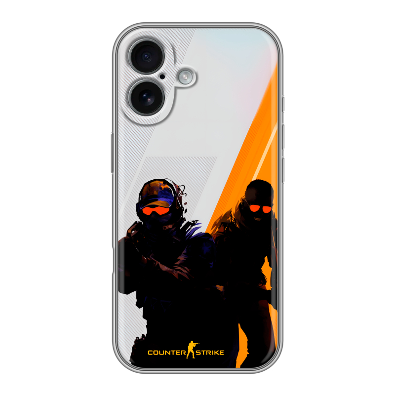 Силиконовый чехол на Iphone 17 с принтом Контер страйк Counter strike Силиконовый чехол на Iphone 17 с принтом Контер страйк Counter strike