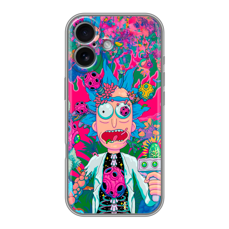 Силиконовый чехол на Iphone 17 с принтом Рик и Морти Rick Morty Силиконовый чехол на Iphone 17 с принтом Рик и Морти Rick Morty