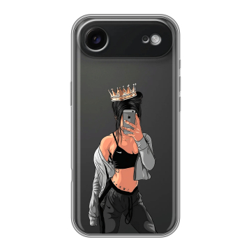 Силиконовый чехол на Iphone Air с принтом Женские принты Силиконовый чехол на Iphone Air с принтом Женские принты