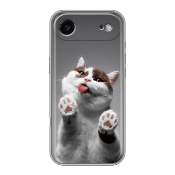 Силиконовый чехол на Iphone Air с принтом Коты Силиконовый чехол на Iphone Air с принтом Коты