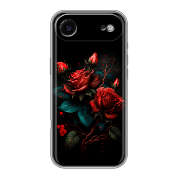 Силиконовый чехол на Iphone 17 Air с принтом Розы красные