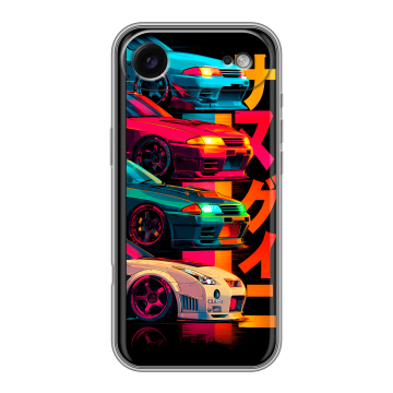 Силиконовый чехол на Iphone 17 Air с принтом Гоночные машины Силиконовый чехол на Iphone 17 Air с принтом Гоночные машины