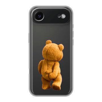Силиконовый чехол на Iphone 17 Air с принтом Медведь Силиконовый чехол на Iphone 17 Air с принтом Медведь