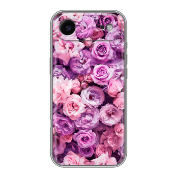Силиконовый чехол на Iphone 17 Air с принтом лавандовые розы