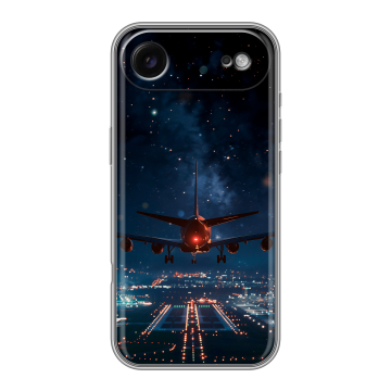 Силиконовый чехол на Iphone 17 Air с принтом самолет Силиконовый чехол на Iphone 17 Air с принтом самолет