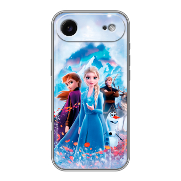 Силиконовый чехол на Iphone 17 Air с принтом Холодное сердце Frozen