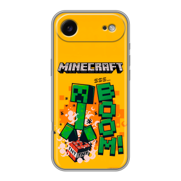 Силиконовый чехол на Iphone 17 Air с принтом Майнкрафт Minecraft Силиконовый чехол на Iphone 17 Air с принтом Майнкрафт Minecraft
