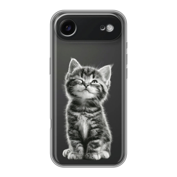 Силиконовый чехол на Iphone 17 Air с принтом Котенок Силиконовый чехол на Iphone 17 Air с принтом Котенок