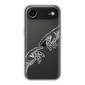 Силиконовый чехол на Iphone 17 Air с принтом Сотворение мира