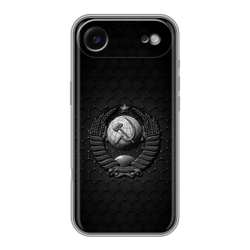 Силиконовый чехол на Iphone 17 Air с принтом Герб Флаг СССР Силиконовый чехол на Iphone 17 Air с принтом Герб Флаг СССР