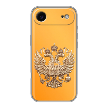 Силиконовый чехол на Iphone 17 Air с принтом Герб Флаг России Силиконовый чехол на Iphone 17 Air с принтом Герб Флаг России