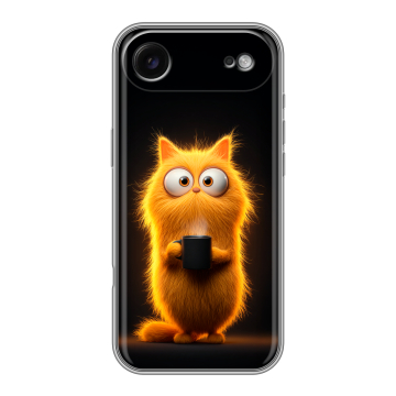 Силиконовый чехол на Iphone 17 Air с принтом Смешной кот Силиконовый чехол на Iphone 17 Air с принтом Смешной кот