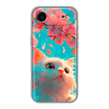 Силиконовый чехол на Iphone 17 Air с принтом Красивый кот Силиконовый чехол на Iphone 17 Air с принтом Красивый кот