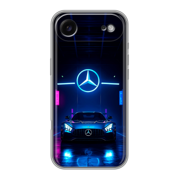 Силиконовый чехол на Iphone 17 Air с принтом Mercedes Мерседес