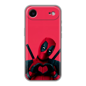 Силиконовый чехол на Iphone 17 Air с принтом Дедпул Deadpool Силиконовый чехол на Iphone 17 Air с принтом Дедпул Deadpool