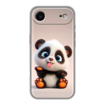 Силиконовый чехол на Iphone 17 Air с принтом милая панда Силиконовый чехол на Iphone 17 Air с принтом милая панда