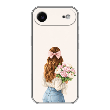 Силиконовый чехол на Iphone 17 Air с принтом женский Силиконовый чехол на Iphone 17 Air с принтом женский