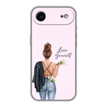 Силиконовый чехол на Iphone 17 Air с принтом женский Силиконовый чехол на Iphone 17 Air с принтом женский