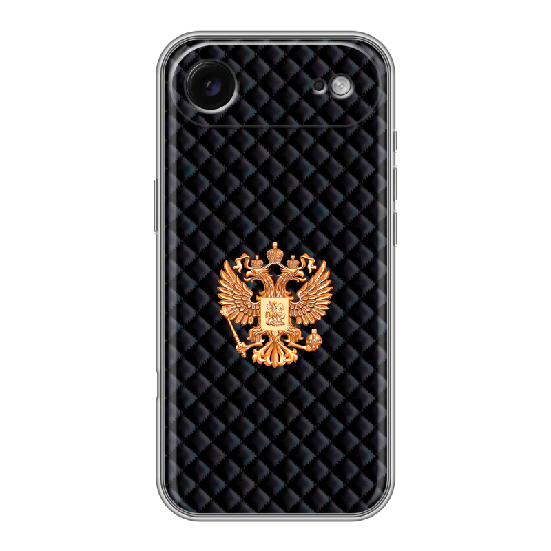 Силиконовый чехол на Iphone 17 Air с принтом Герб России принт Силиконовый чехол на Iphone 17 Air с принтом Герб России принт