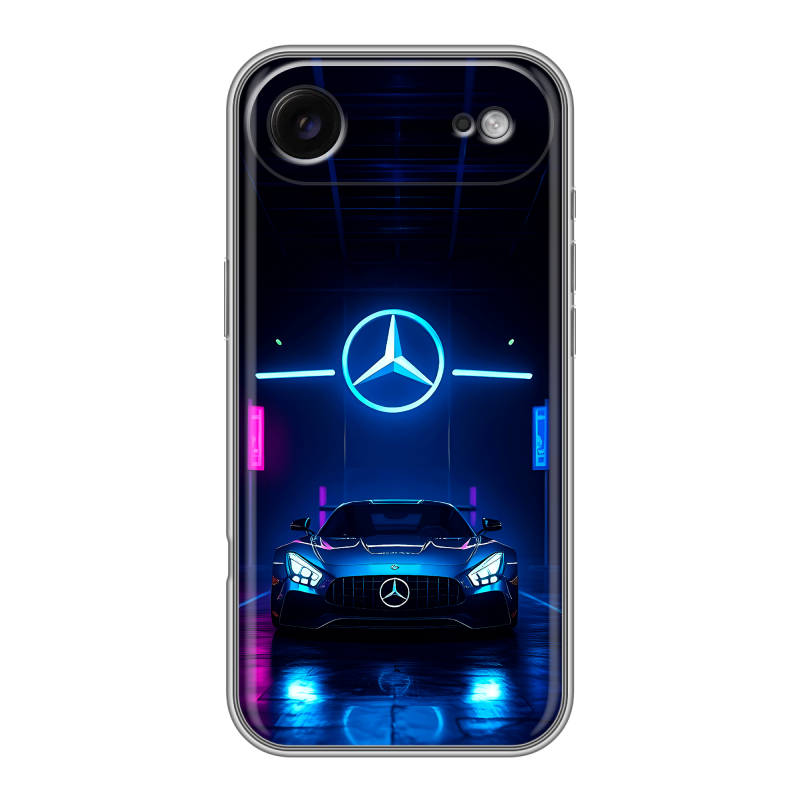 Силиконовый чехол на Iphone 17 Air с принтом Mercedes Мерседес Силиконовый чехол на Iphone 17 Air с принтом Mercedes Мерседес