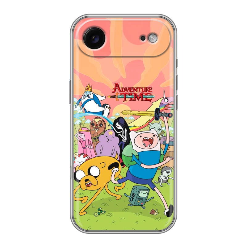 Силиконовый чехол на Iphone 17 Air с принтом Adventure time Время приключений Силиконовый чехол на Iphone 17 Air с принтом Adventure time Время приключений