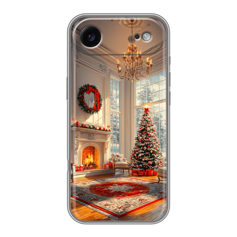 Силиконовый чехол на Iphone 17 Air с принтом Новый год Силиконовый чехол на Iphone 17 Air с принтом Новый год