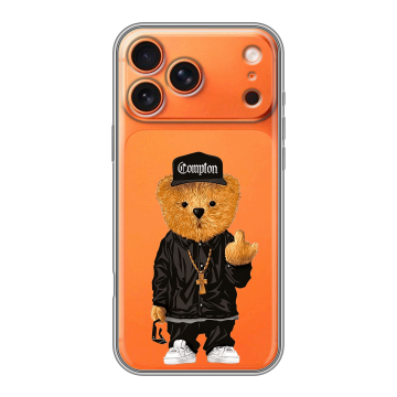 Силиконовый чехол на Iphone 17 Pro с принтом Мишка Силиконовый чехол на Iphone 17 Pro с принтом Мишка