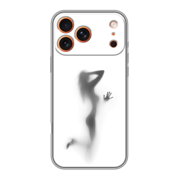 Силиконовый чехол на Iphone 17 Pro с принтом Силуэт