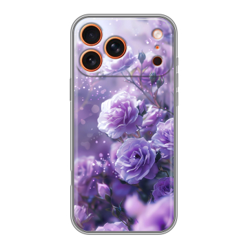 Силиконовый чехол на Iphone 17 Pro с принтом Розы цветы Силиконовый чехол на Iphone 17 Pro с принтом Розы цветы
