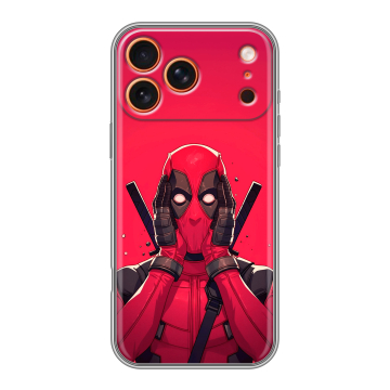 Силиконовый чехол на Iphone 17 Pro с принтом Дедпул Deadpool Силиконовый чехол на Iphone 17 Pro с принтом Дедпул Deadpool